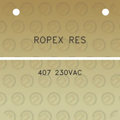 ropex-res-407-230vac