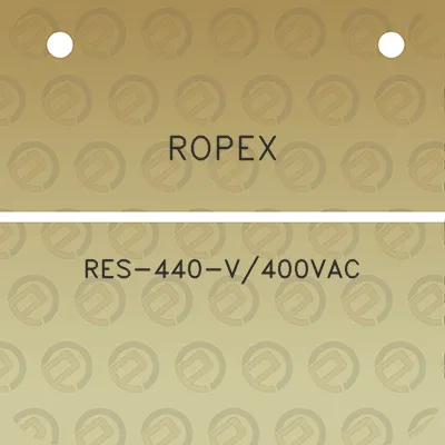 ropex-res-440-v400vac