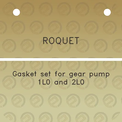 roquet-gasket-set-for-gear-pump-1l0-and-2l0