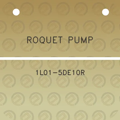 roquet-pump-1l01-5de10r