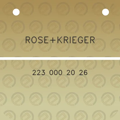 rosekrieger-223-000-20-26