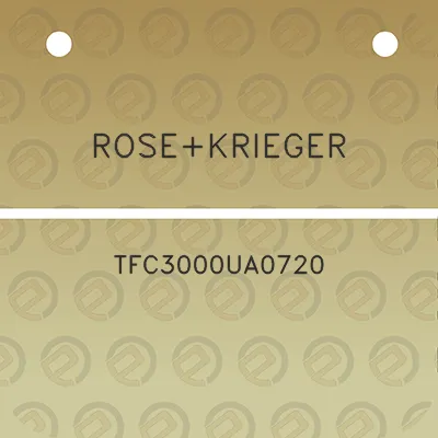 rosekrieger-tfc3000ua0720