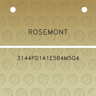 rosemont-3144pd1a1e5b4m5q4