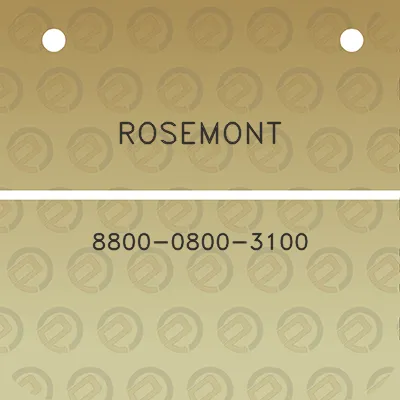 rosemont-8800-0800-3100