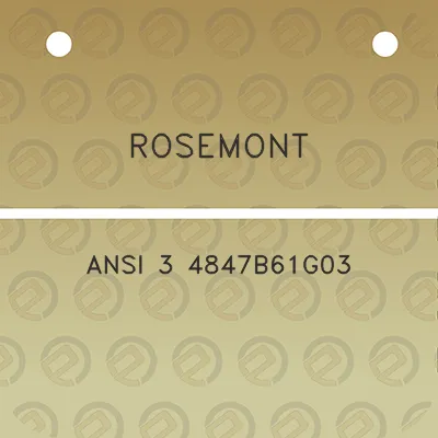 rosemont-ansi-3-4847b61g03