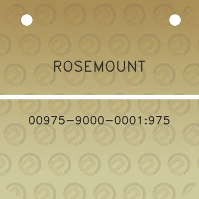 rosemount-00975-9000-0001975