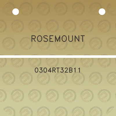 rosemount-0304rt32b11