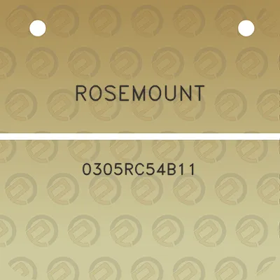 rosemount-0305rc54b11