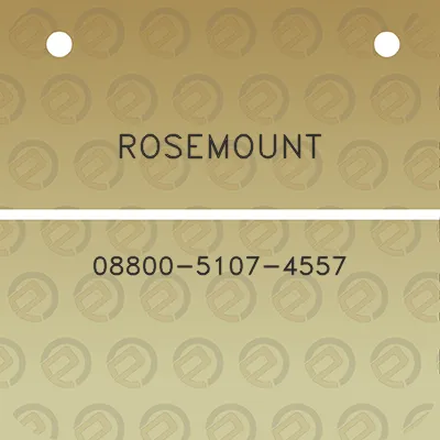 rosemount-08800-5107-4557