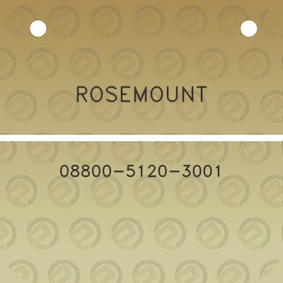 rosemount-08800-5120-3001