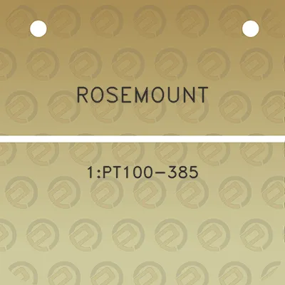 rosemount-1pt100-385