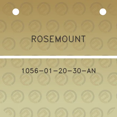 rosemount-1056-01-20-30-an