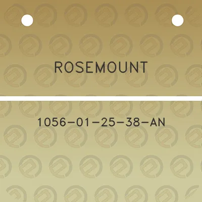 rosemount-1056-01-25-38-an