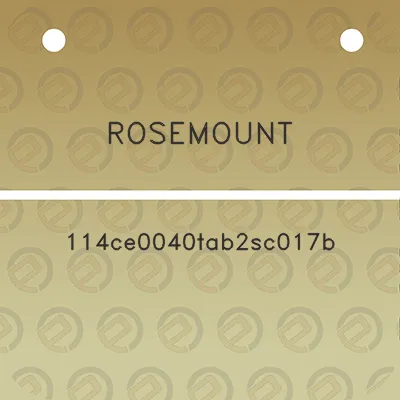 rosemount-114ce0040tab2sc017b