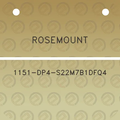 rosemount-1151-dp4-s22m7b1dfq4