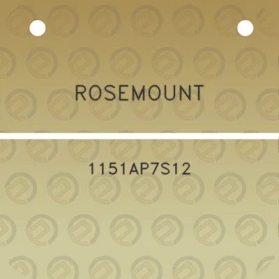 rosemount-1151ap7s12