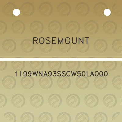 rosemount-1199wna93sscw50la000