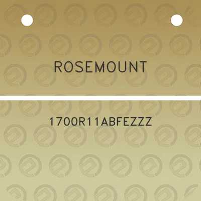 rosemount-1700r11abfezzz