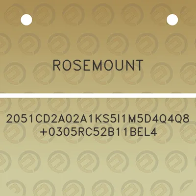 rosemount-2051cd2a02a1ks5i1m5d4q4q80305rc52b11bel4