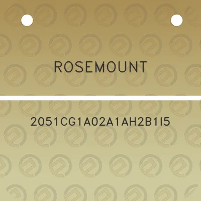 rosemount-2051cg1a02a1ah2b1i5