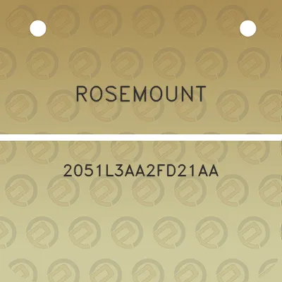 rosemount-2051l3aa2fd21aa