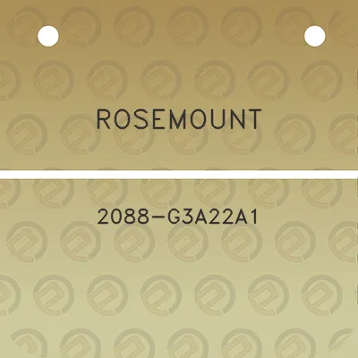 rosemount-2088-g3a22a1