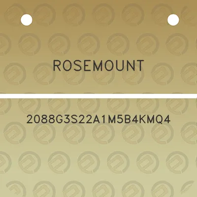 rosemount-2088g3s22a1m5b4kmq4