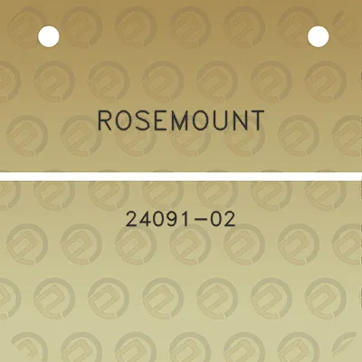 rosemount-24091-02