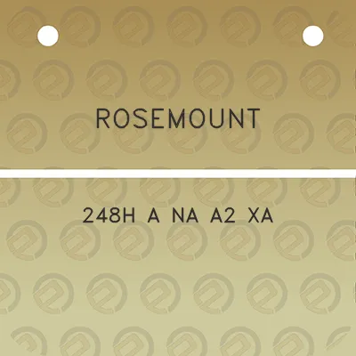 rosemount-248h-a-na-a2-xa