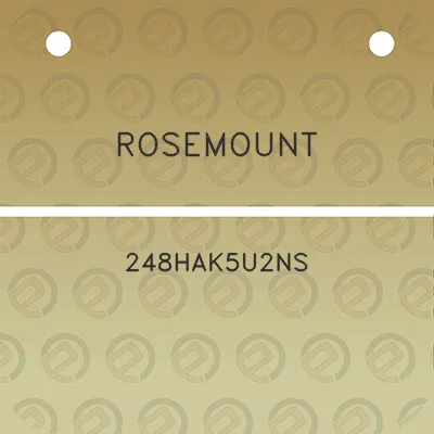 rosemount-248hak5u2ns