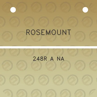 rosemount-248r-a-na