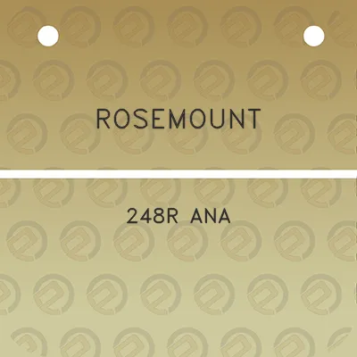 rosemount-248r-ana