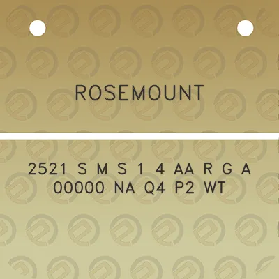 rosemount-2521-s-m-s-1-4-aa-r-g-a-00000-na-q4-p2-wt