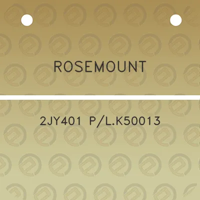 rosemount-2jy401-plk50013