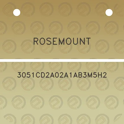 rosemount-3051cd2a02a1ab3m5h2