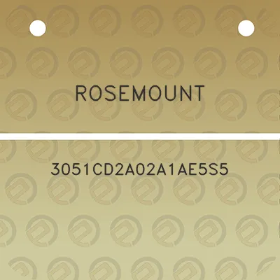 rosemount-3051cd2a02a1ae5s5