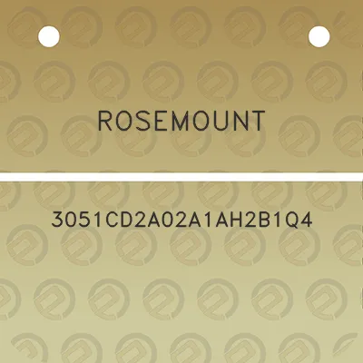 rosemount-3051cd2a02a1ah2b1q4