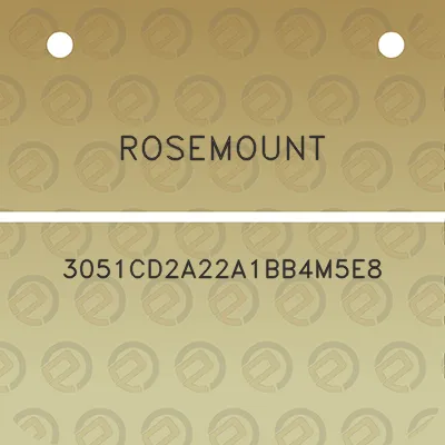 rosemount-3051cd2a22a1bb4m5e8