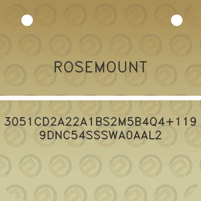 rosemount-3051cd2a22a1bs2m5b4q41199dnc54ssswa0aal2