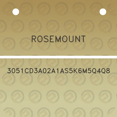 rosemount-3051cd3a02a1as5k6m5q4q8