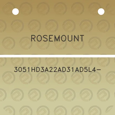 rosemount-3051hd3a22ad31ad5l4