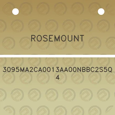 rosemount-3095ma2ca0013aa00nbbc2s5q4