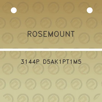 rosemount-3144p-d5ak1pt1m5