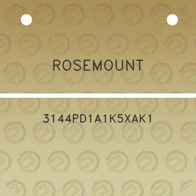 rosemount-3144pd1a1k5xak1