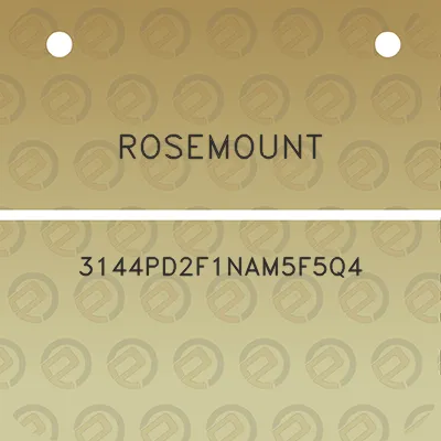 rosemount-3144pd2f1nam5f5q4