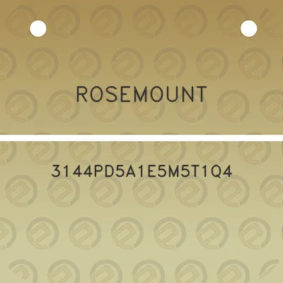 rosemount-3144pd5a1e5m5t1q4