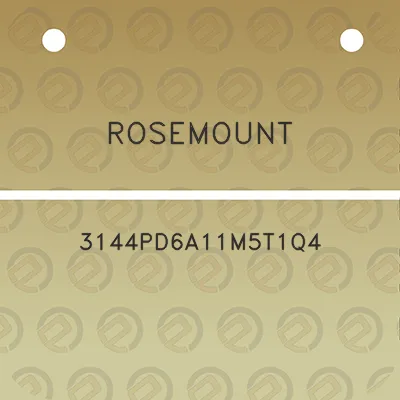 rosemount-3144pd6a11m5t1q4