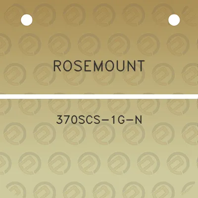 rosemount-370scs-1g-n