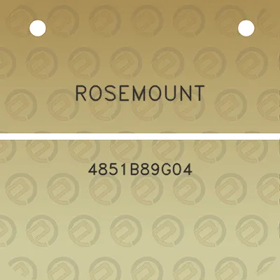 rosemount-4851b89g04