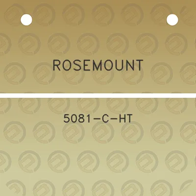 rosemount-5081-c-ht